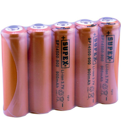 SUPEX 18650-2500S 3,7V 2500 mAH Başlıklı Şarj edilebilir Pil
